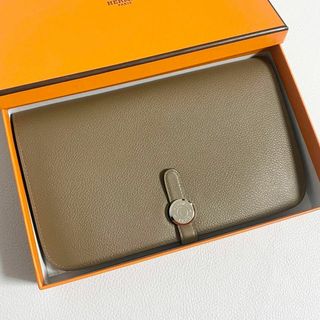 HERMES - HERMES / ドゴンデュオ GM エバーカラー チャイ 長財布 HERMES - HERMES / ドゴンデュオ GM エバーカラー チャイ 長財布