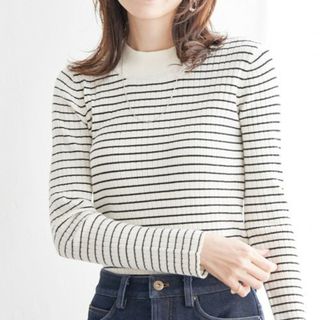 イッカ(ikka)の◇新品未使用◇ikka◇ミニハイネックリブニット◇М(ニット/セーター)