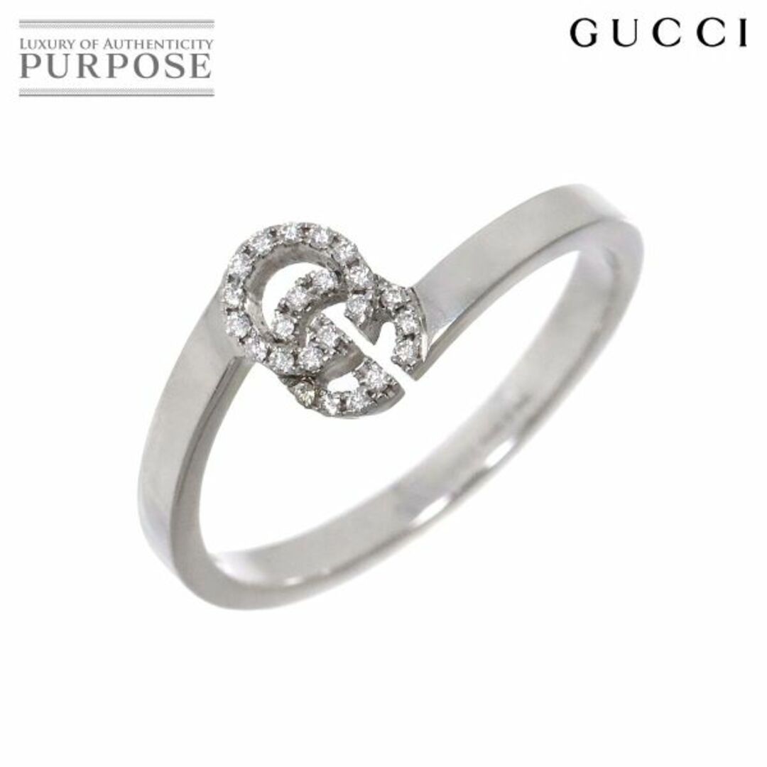 GUCCI - グッチ GUCCI GG ランニング #11 リング ダイヤ K18 WG GUCCI - グッチ GUCCI GG ランニング #11 リング ダイヤ K18 WG