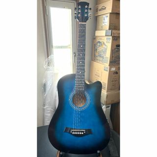 値下中【ほぼ新品】アコースティックギター 38インチ 初心者練習ギター(アコースティックギター)