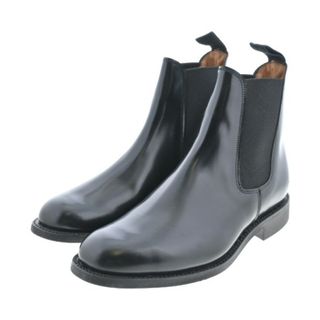 サンダース(SANDERS)のSANDERS サンダース ブーツ UK5(23.5cm位) 黒 【古着】【中古】(ブーツ)