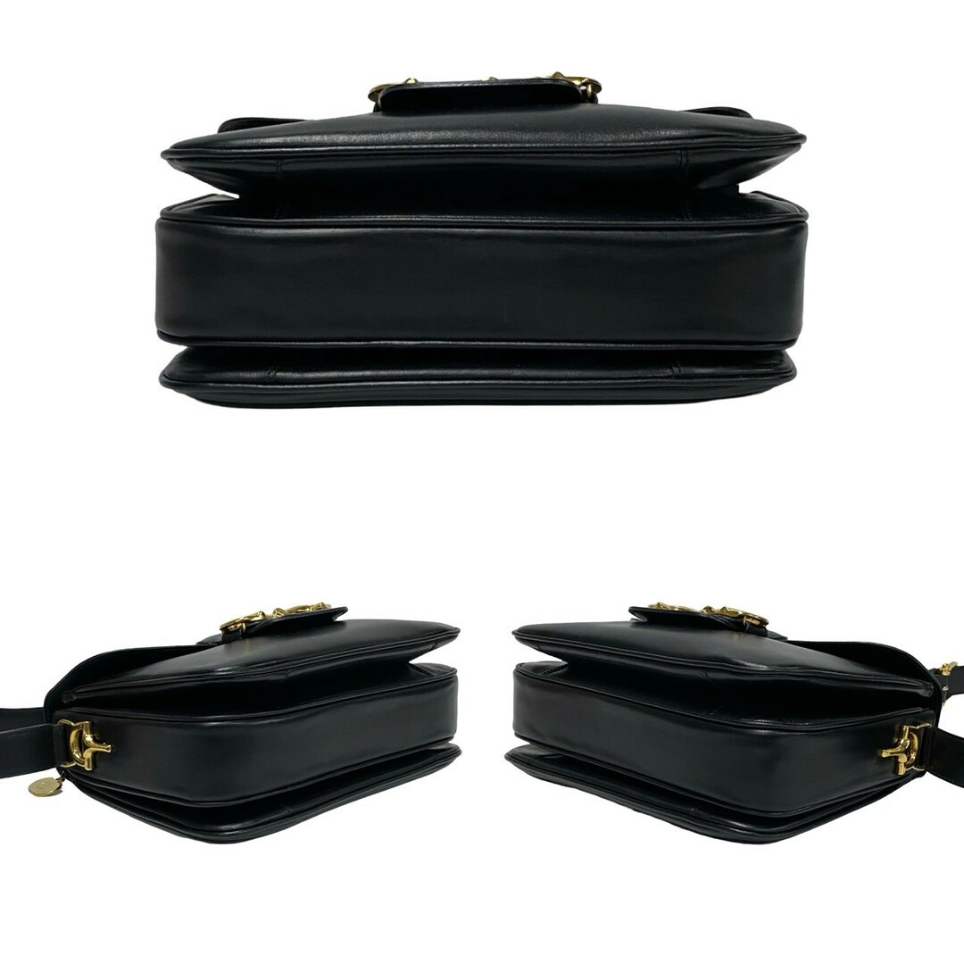 CELINE - CELINE セリーヌ ゴールド ホースビット金具 レザー ショルダーバッグ ブラック ヴィンテージ の通販 by Bran  Heart（ブランハート）Shop｜セリーヌならラクマ