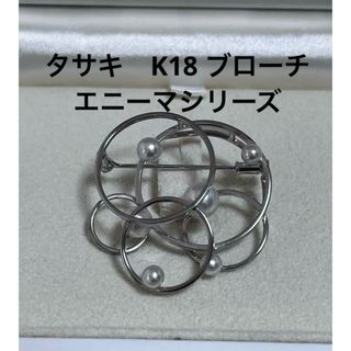TASAKI - タサキ 0.82ctダイヤ×パール ブローチと帯留 K18 2WAY TASAKI - タサキ 0.82ctダイヤ×パール ブローチと帯留 K18 2WAY
