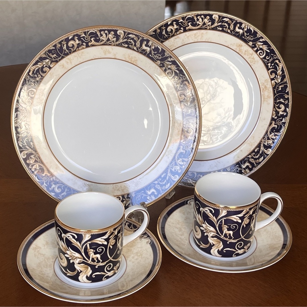 WEDGWOOD - 【レア美品】ウェッジウッド☆コーヌコピア☆トリオ WEDGWOOD - 【レア美品】ウェッジウッド☆コーヌコピア☆トリオ