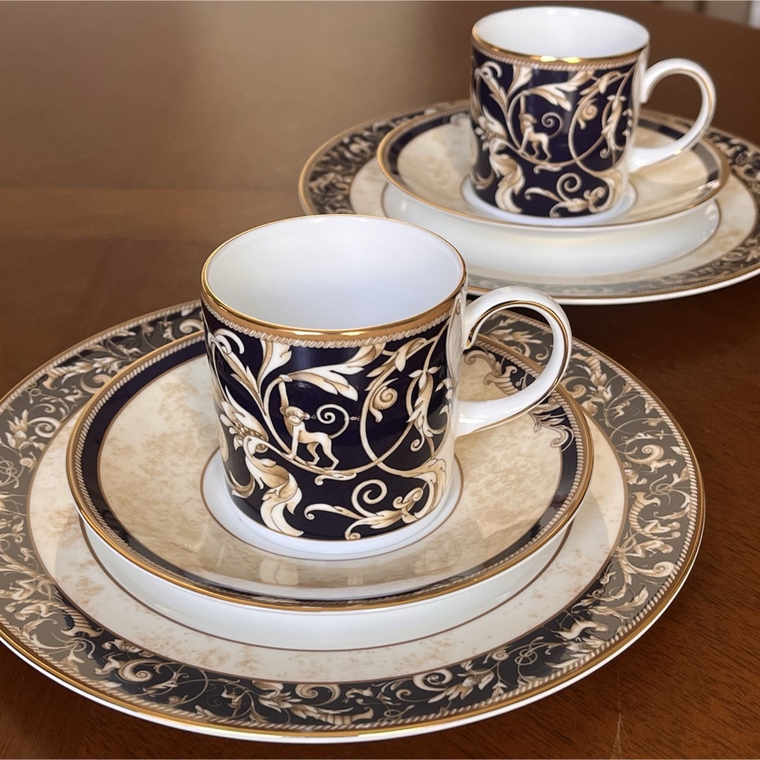 WEDGWOOD - 【レア美品】ウェッジウッド☆コーヌコピア☆トリオ WEDGWOOD - 【レア美品】ウェッジウッド☆コーヌコピア☆トリオ