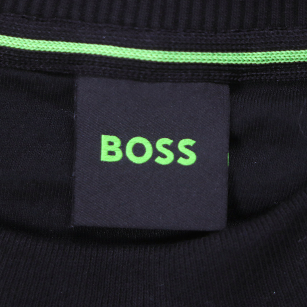 極美品▽HUGO BOSS ヒューゴボス コットン100% ロゴプリント