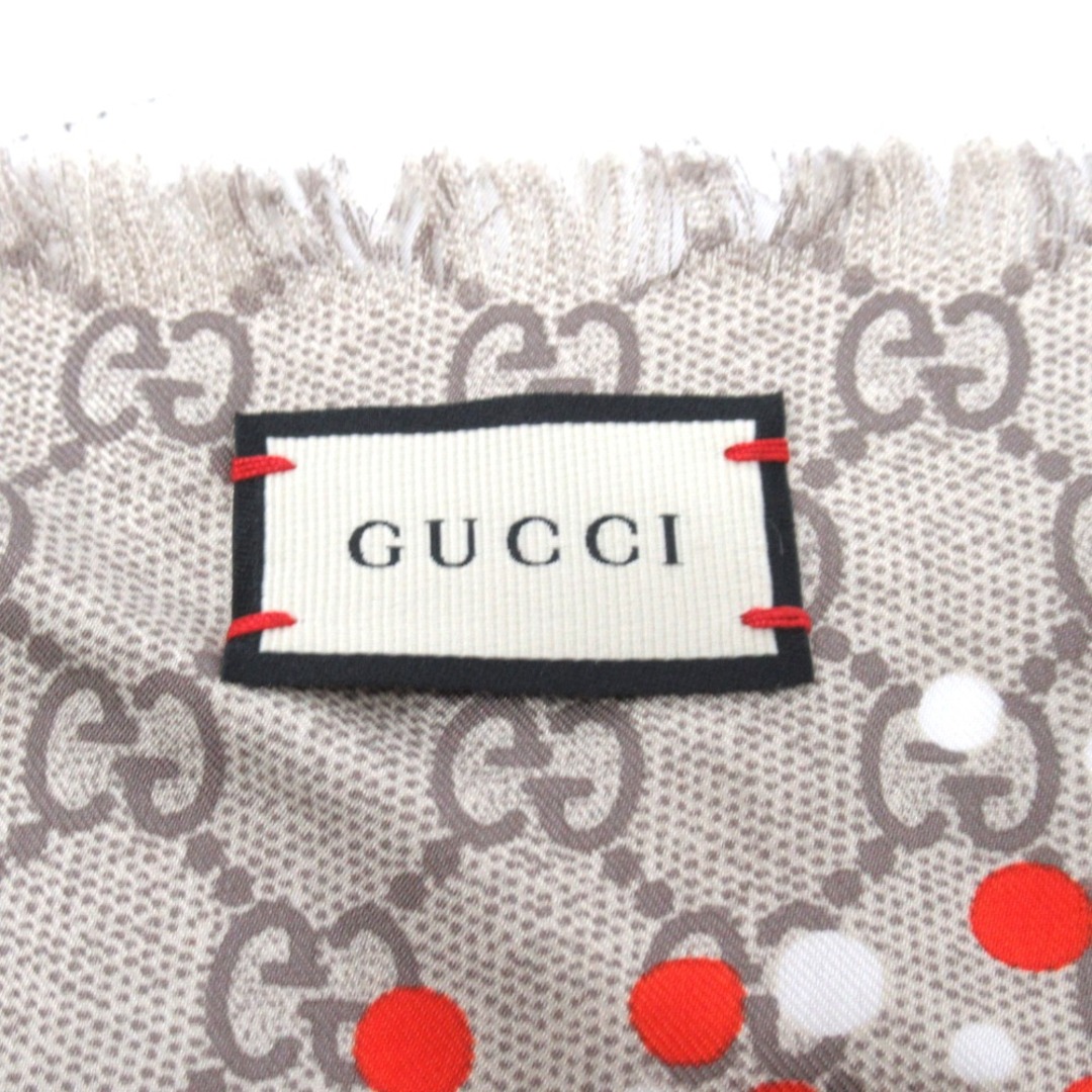 GUCCI - グッチ ストール GG スカーフ スペースアニマル KR41721 GUCCI - グッチ ストール GG スカーフ スペースアニマル KR41721