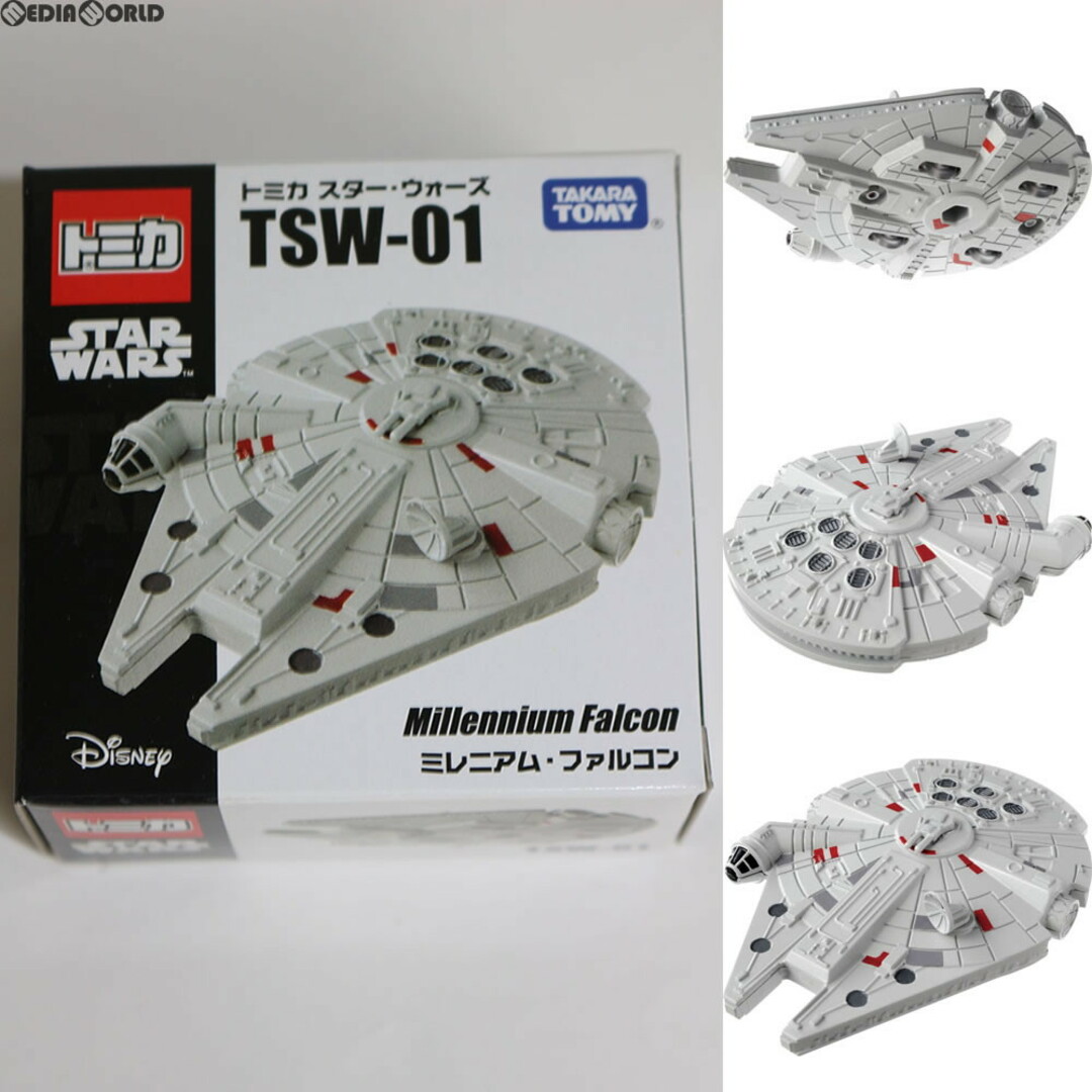 Takara Tomy(タカラトミー)のトミカ TSW-01 ミレニアム・ファルコン STAR WARS(スター・ウォーズ) 完成品 ミニカー タカラトミー エンタメ/ホビーのおもちゃ/ぬいぐるみ(ミニカー)の商品写真