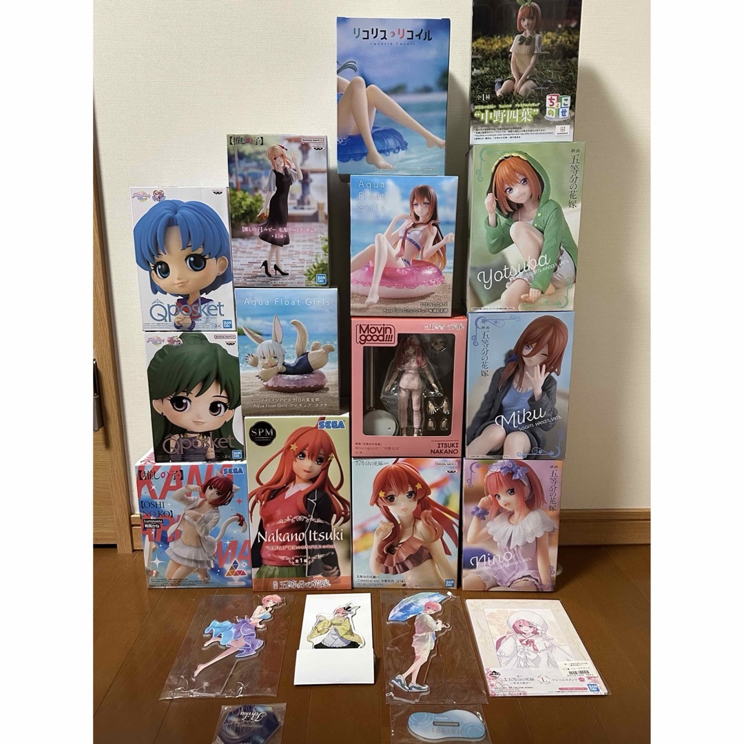 5等分の花嫁など14種美少女フィギュア詰め合わせ アクリル板セット! 5等分の花嫁など14種美少女フィギュア詰め合わせ アクリル板セット!