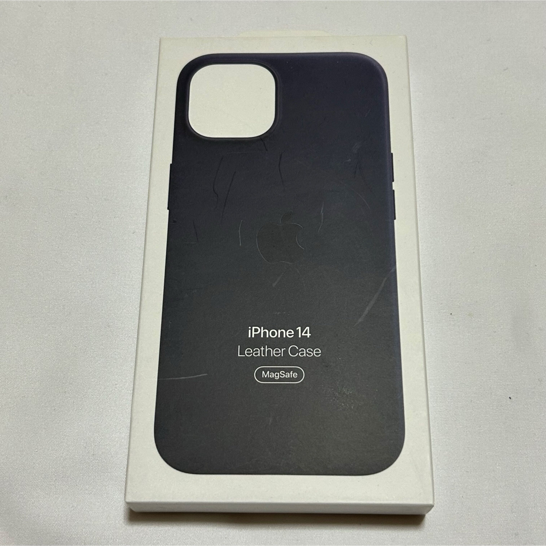 新品未開封 アップル純正 iPhone 14 レザーケース インク 新品未開封 アップル純正 iPhone 14 レザーケース インク