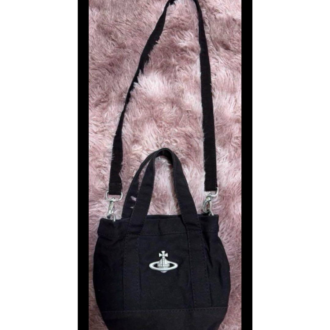希少Vivienne Westwood ブラック 小さめトートショルダーバッグ