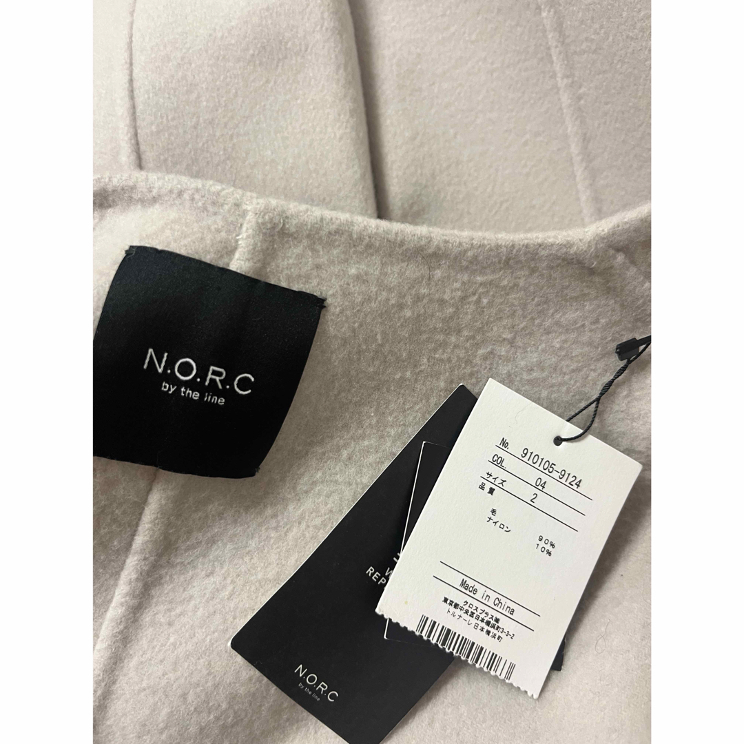 N.O.R.C ウールリバーノーカラーコート N.O.R.C ウールリバーノーカラーコート