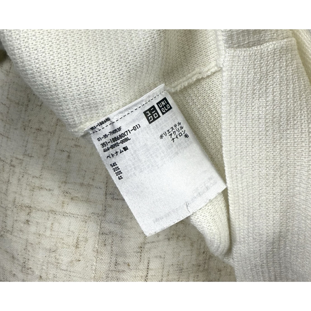 UNIQLO - UNIQLO ユニクロミラノリブクルーネックセーターSize UNIQLO - UNIQLO ユニクロミラノリブクルーネックセーターSize