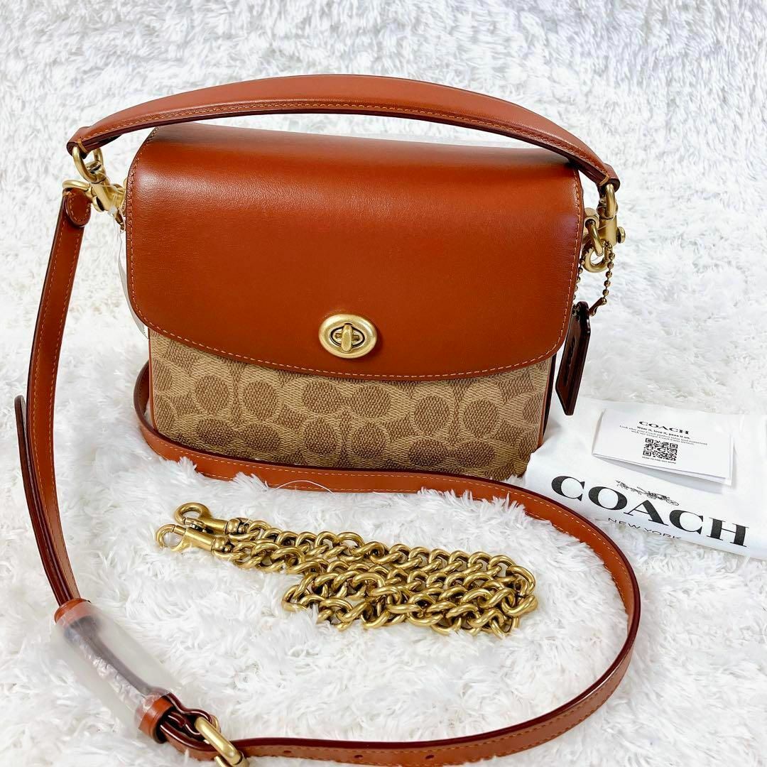新品】 コーチ キャシー シグネチャー ショルダーバッグ ハンド 2way 新品】 コーチ キャシー シグネチャー ショルダーバッグ ハンド 2way