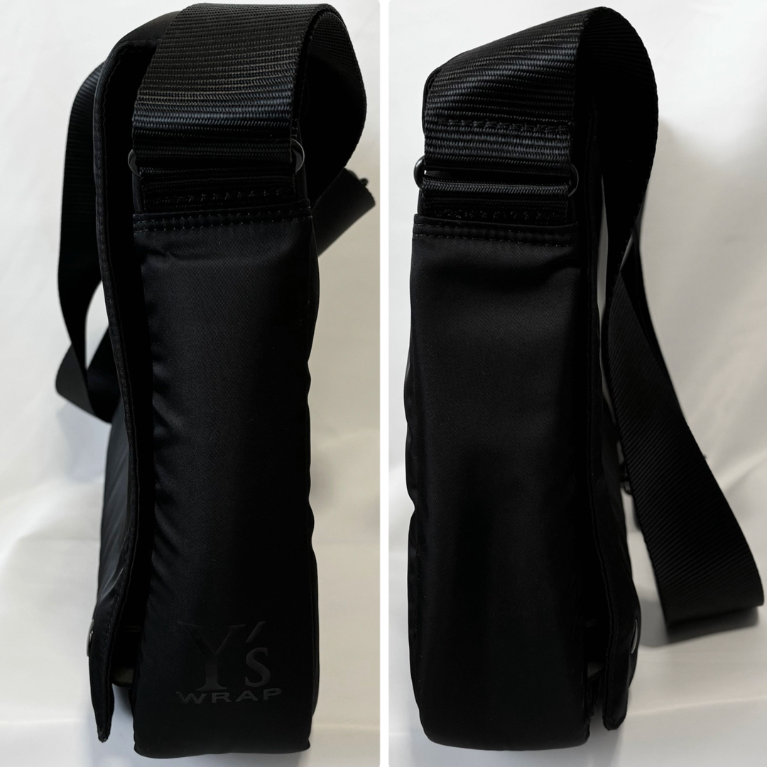 Y's - 未使用 Y's WRAP 限定品 Apple メッセンジャーバッグ 黒 Y's - 未使用 Y's WRAP 限定品 Apple メッセンジャーバッグ 黒