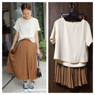 イエナ(IENA)のはる様専用♡新品♡SLOBE IENA ブラウス×プリーチョセットアップ(セット/コーデ)