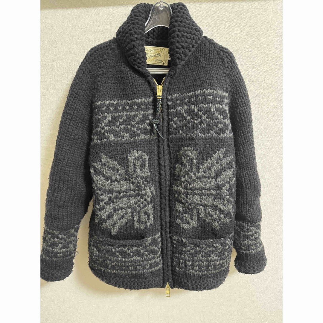 edit & co.LITHUANIAN LILY ZIP UP ニット
