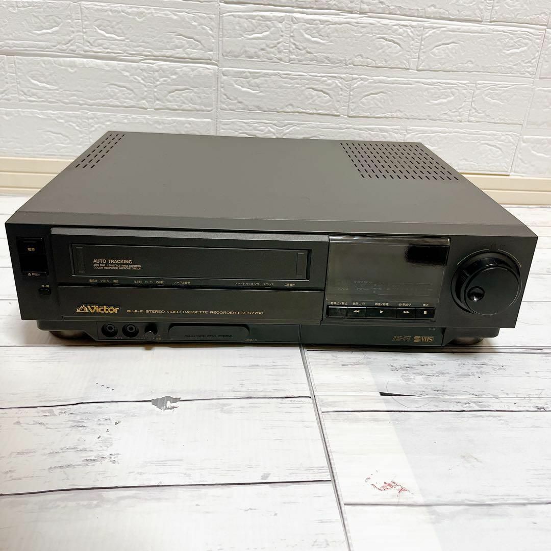 Victor VHSビデオデッキHR-S7700の通販 by k,s store's shop|ラクマ Victor VHSビデオデッキHR-S7700の通販 by k,s store's shop|ラクマ