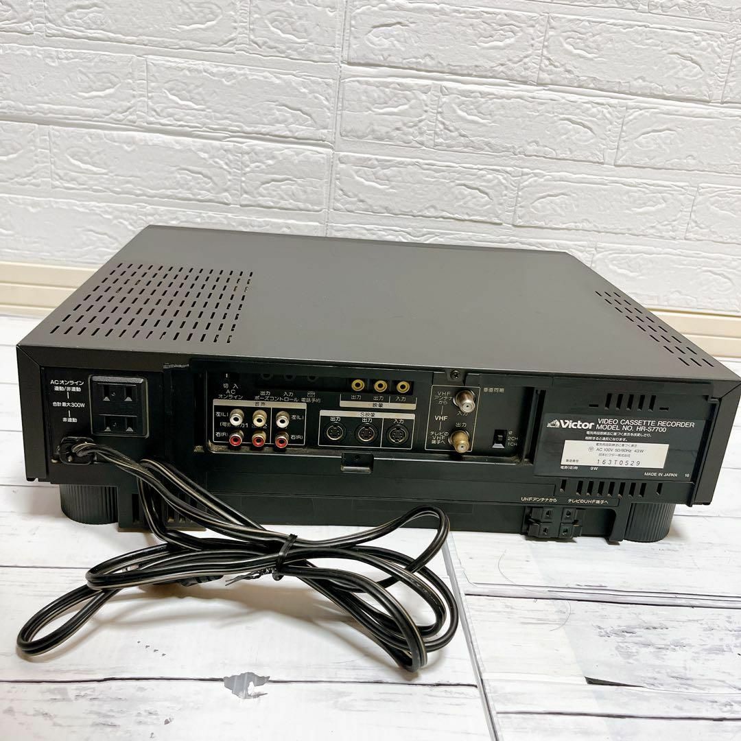 Victor VHSビデオデッキHR-S7700の通販 by k,s store's shop|ラクマ Victor VHSビデオデッキHR-S7700の通販 by k,s store's shop|ラクマ