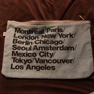 アメリカンアパレル(American Apparel)のAmericanapparel デニムクラッチバッグ(クラッチバッグ)