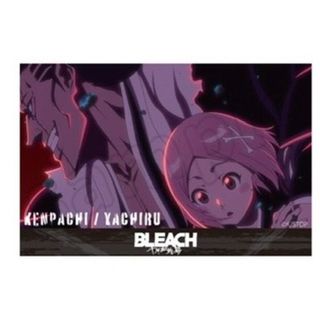 BLEACH 千年血戦篇 限定 アクリルブロック 更木剣八 やちる(キャラクターグッズ)