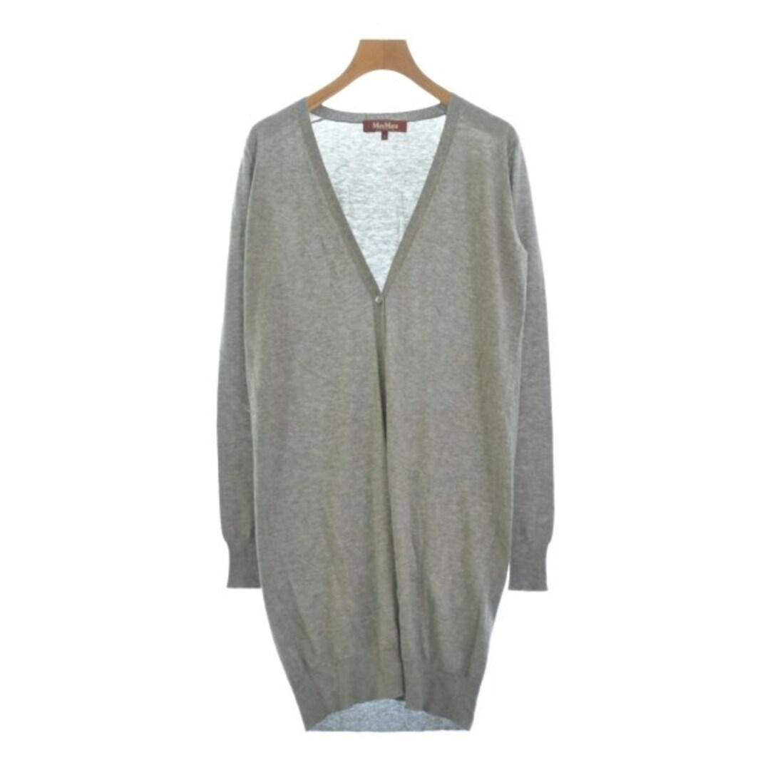 Max Mara STUDIO カーディガン S グレー 【古着】【中古】