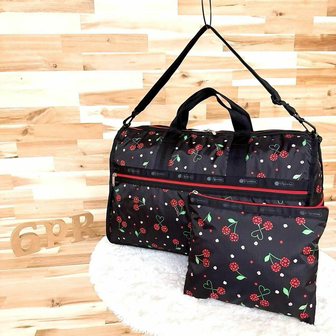 LeSportsac - 希少/完売品【レスポートサック】花柄 さくらんぼ LeSportsac - 希少/完売品【レスポートサック】花柄 さくらんぼ