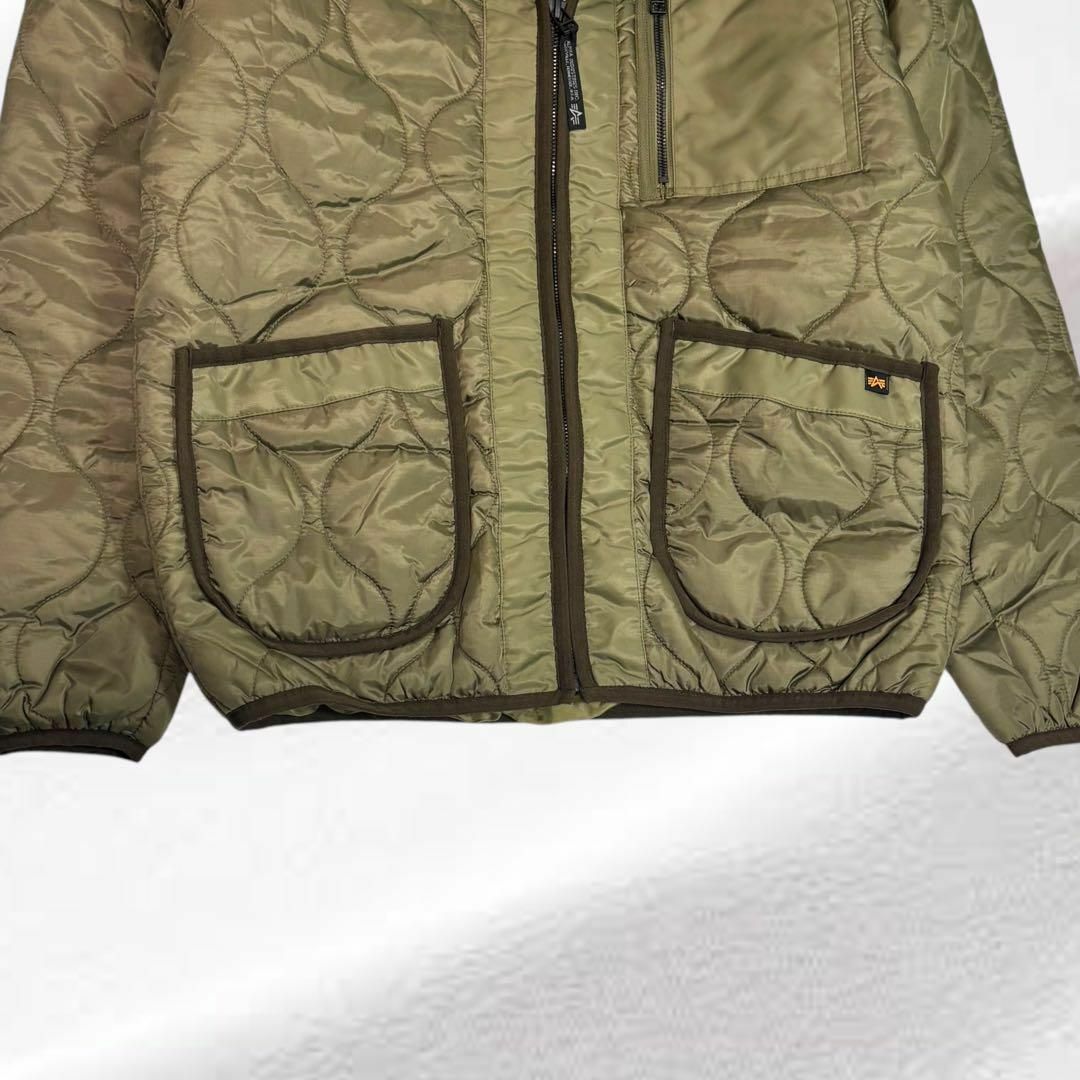 美品】アルファ ALS-LINER PARKA ミリタリーナイロンパーカー M 美品】アルファ ALS-LINER PARKA ミリタリーナイロンパーカー M
