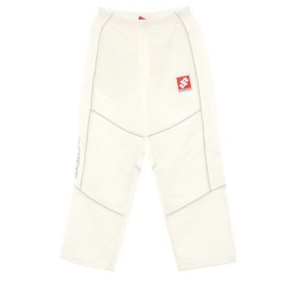 【中古】シュプリーム Supreme 2024年秋冬 Reflective Piping Track Pant ポリエステル イージーパンツ ホワイト【サイズL】【メンズ】