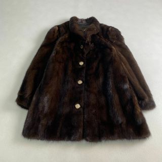 美品　サガミンク　毛皮コート　デミバフミンク　上質　高級感　肉厚(毛皮/ファーコート)