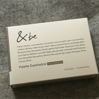 アンドビー(&be)の＆be アンドビー パレットアイシャドウ フォーシーズンズ(アイシャドウ)