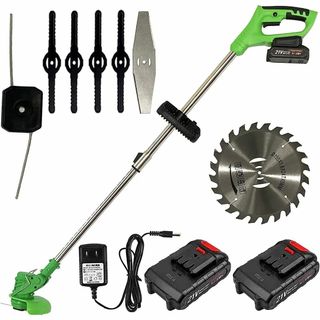 草刈り機 充電式 軽量 伸縮 コードレス バッテリー2個(工具/メンテナンス)