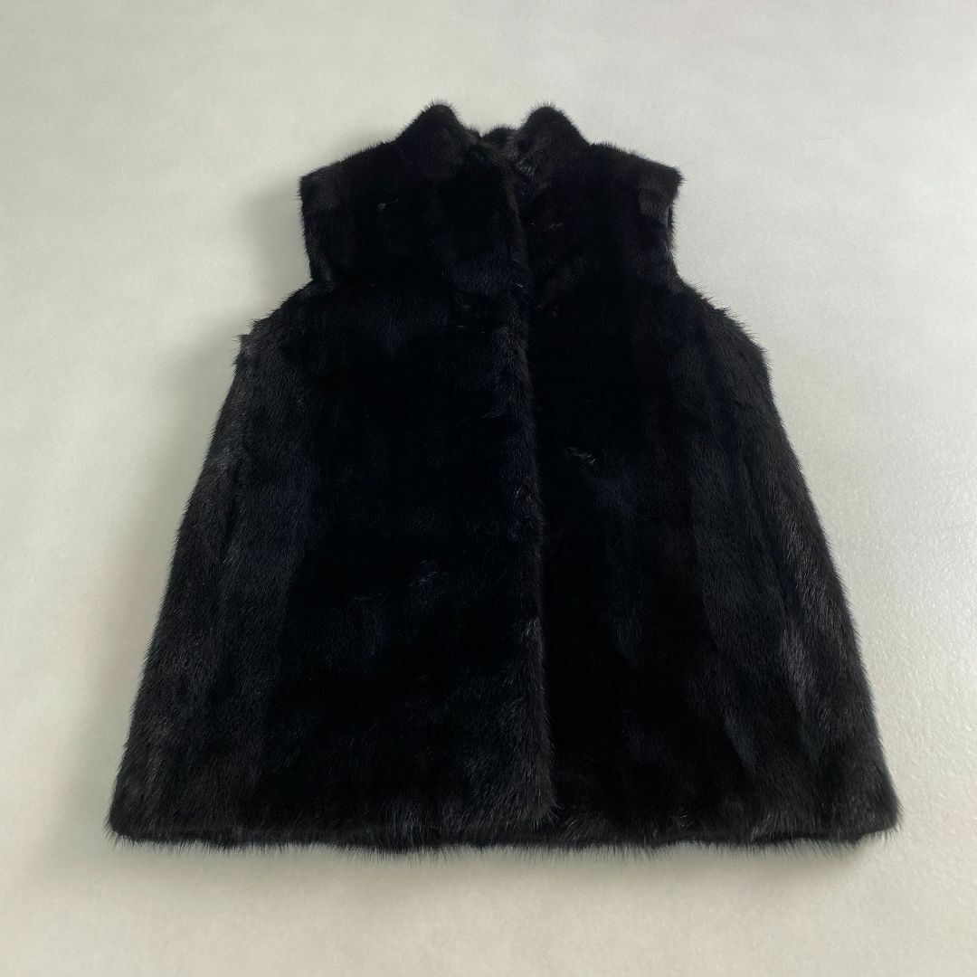 毛皮コート　ベスト　ミンク　上質　肉厚　ボリューム　綺麗な艶　MINK