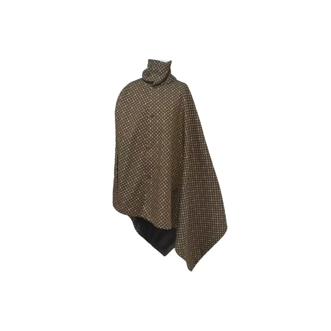 LOUIS VUITTON - 新品同様 LOUIS VUITTON ルイヴィトン NIGO ニゴ マイクロモノグラム ケープ アウター ジャケット M10145 ブラウン 中古 4c073411