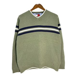 TOMMY HILFIGER(ニット/セーター ・ グリーン・カーキ/緑色系 TOMMY HILFIGER(ニット/セーター ・ グリーン・カーキ/緑色系