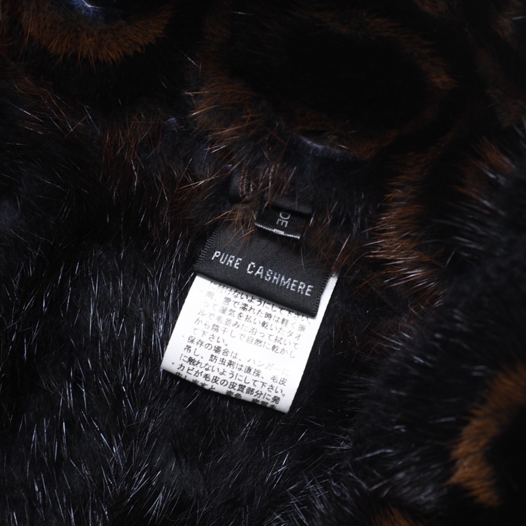 □美品□ポンチョ サイズF MINK ミンクヤーン マント ケープ □美品□ポンチョ サイズF MINK ミンクヤーン マント ケープ