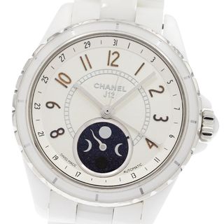 シャネル(CHANEL)のシャネル CHANEL H3404 J12 ファーズ ドゥ リュヌ ムーンフェイズ 自動巻き メンズ _845940(腕時計(アナログ))
