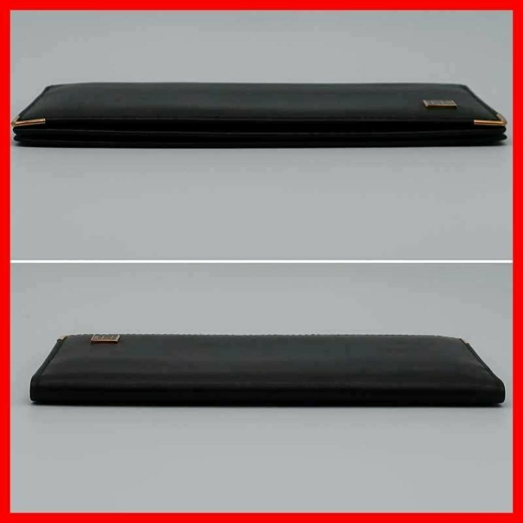 正規品 ダンヒル Dunhill 長財布 Wallet レザー 黒 ロゴ金具 正規品 ダンヒル Dunhill 長財布 Wallet レザー 黒 ロゴ金具