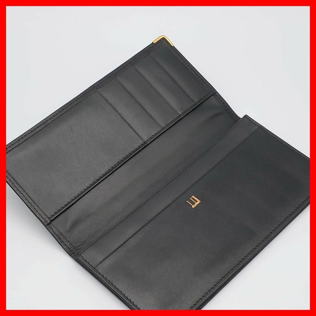 正規品 ダンヒル Dunhill 長財布 Wallet レザー 黒 ロゴ金具 正規品 ダンヒル Dunhill 長財布 Wallet レザー 黒 ロゴ金具