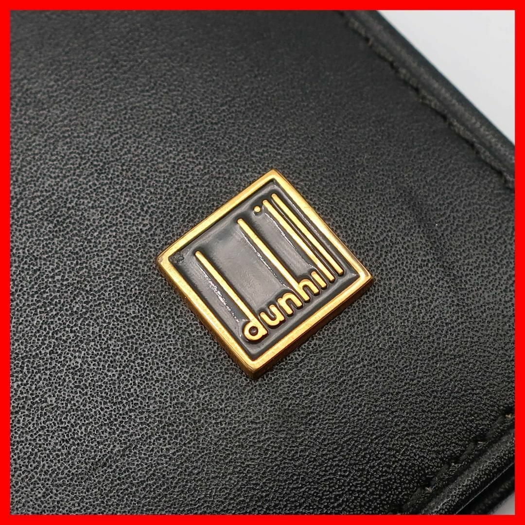 正規品 ダンヒル Dunhill 長財布 Wallet レザー 黒 ロゴ金具 正規品 ダンヒル Dunhill 長財布 Wallet レザー 黒 ロゴ金具