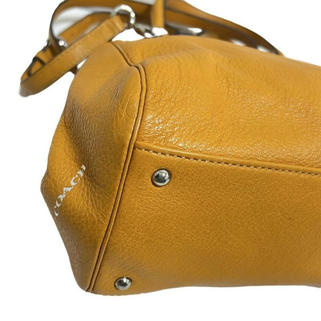 COACH(コーチ) ハンドバッグ - オレンジ ミニバッグ レザー COACH(コーチ) ハンドバッグ - オレンジ ミニバッグ レザー
