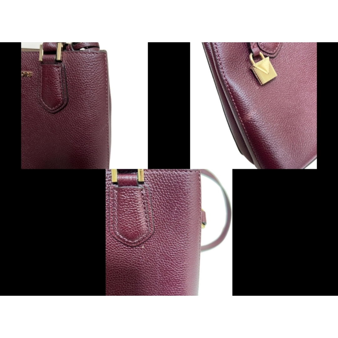 MICHAEL KORS(マイケルコース) ハンドバッグ美品 - ボルドー MICHAEL KORS(マイケルコース) ハンドバッグ美品 - ボルドー