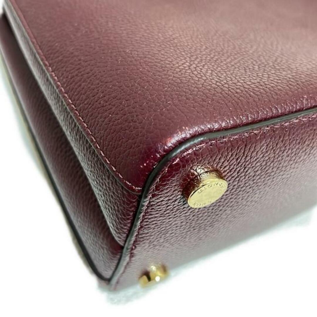 MICHAEL KORS(マイケルコース) ハンドバッグ美品 - ボルドー MICHAEL KORS(マイケルコース) ハンドバッグ美品 - ボルドー