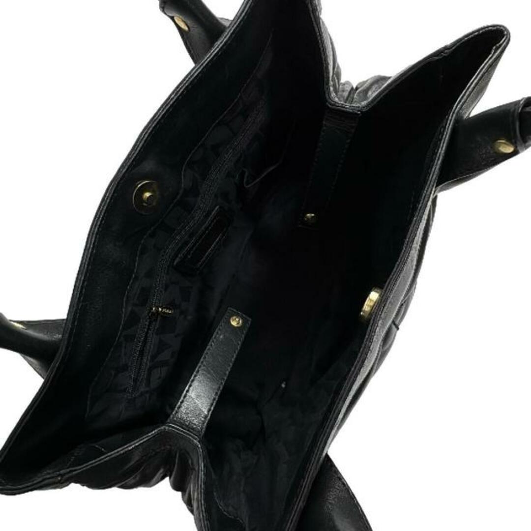 FURLA(フルラ) トートバッグ美品 - 黒 キルティング レザー FURLA(フルラ) トートバッグ美品 - 黒 キルティング レザー