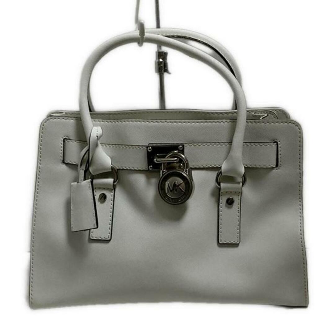 MICHAEL KORS(マイケルコース) ハンドバッグ - 白 レザー MICHAEL KORS(マイケルコース) ハンドバッグ - 白 レザー