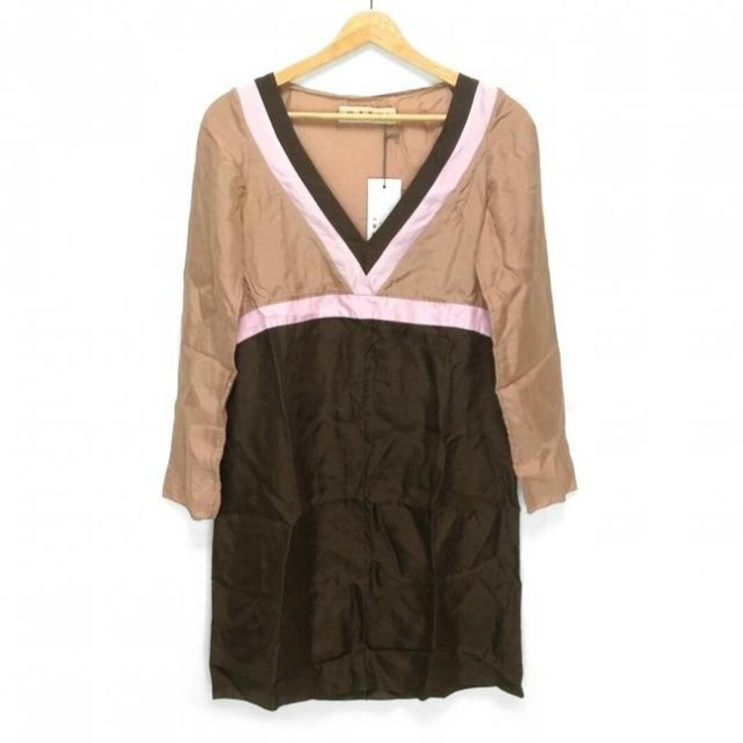 MARNI(マルニ) ワンピース サイズ38 S レディース - カーキ MARNI(マルニ) ワンピース サイズ38 S レディース - カーキ