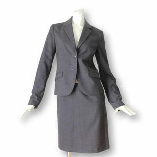 アズノゥアズドゥバズ(as know as de base)の【美品】アズノゥアズ スカートスーツ 2 グレー M 面接 ビジネス 入学式(スーツ)