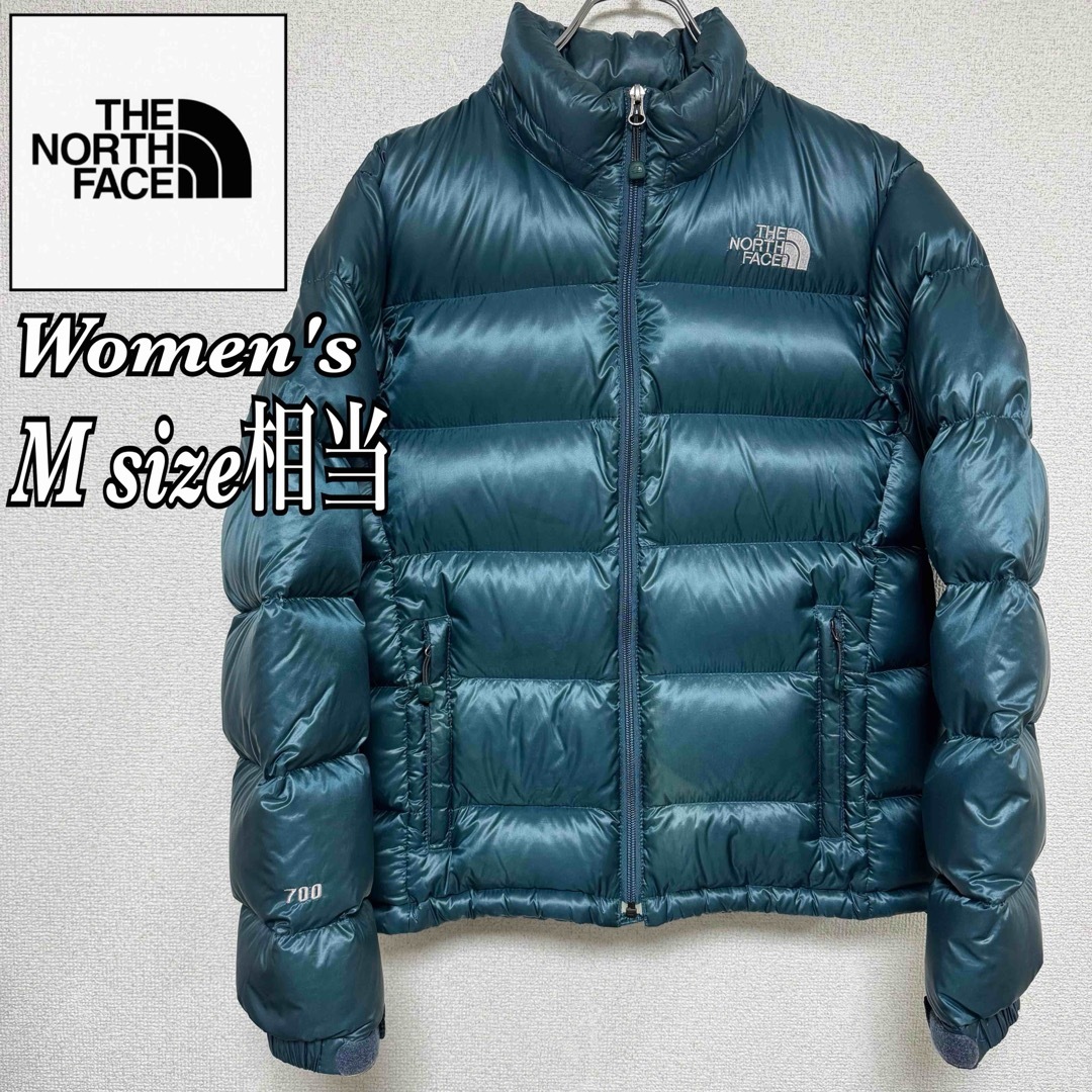 THE NORTH FACE - ノースフェイス ダウンジャケット 海外限定 700フィル マットグリーン M相当