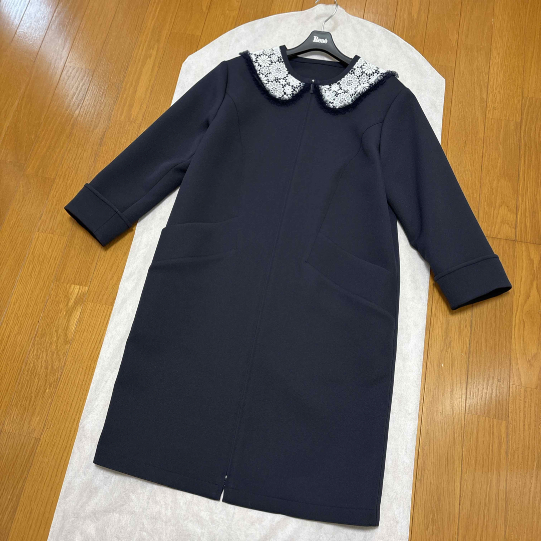 René - ご専用 ルネ フラワーレース襟 スプリングコート 34 René - ご専用 ルネ フラワーレース襟 スプリングコート 34