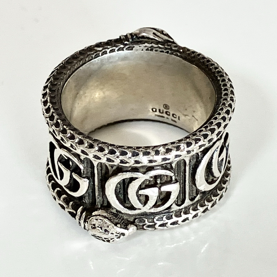 GUCCI - GUCCI グッチ スネーク 蛇 シルバー sv925 リングの通販 GUCCI - GUCCI グッチ スネーク 蛇 シルバー sv925 リングの通販